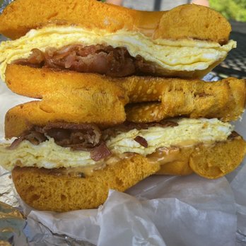 Euro Bagel - Bacon, Egg, and Cheese on an Egg Bagel - Bagels Near Me - East Stroudsburg, Pennsylvania Euro Bagel - Bacon, Egg, and Cheese on an Egg Bagel - Bagels Near Me - East Stroudsburg, Pennsylvania