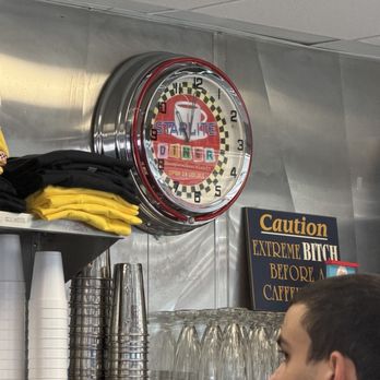 Starlite Diner - Clock - Diners Near Me - Daytona Beach, Florida Starlite Diner - Clock - Diners Near Me - Daytona Beach, Florida