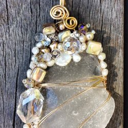 Island Bead & Trading Co. - Hand crafted Mermaid Pendant by Debbie Owner of Island Bead & Trading Co, largest bead store on Eastern Long Island. New ownership 2018