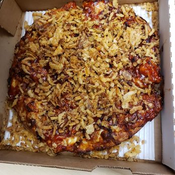 Ohio Pie Co. - Bbq chicken pizza topped with french onion fries! - Pizza Near Me - Brunswick, Ohio Ohio Pie Co. - Bbq chicken pizza topped with french onion fries! - Pizza Near Me - Brunswick, Ohio