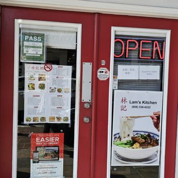 Lam's Kitchen - outside the restaurant - Noodles Near Me - Honolulu, Hawaii