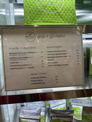 Menu photo 7 Enjoy Pure Food + Drink Lenexa, KS