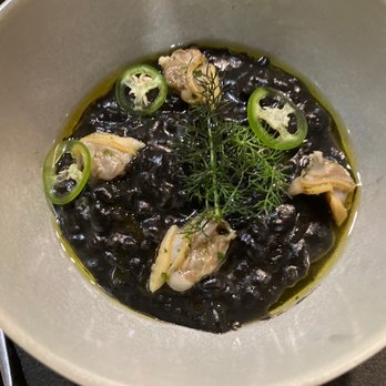 Republica - Squid ink risotto with clams - Mexican Near Me - Portland, Oregon Republica - Squid ink risotto with clams - Mexican Near Me - Portland, Oregon