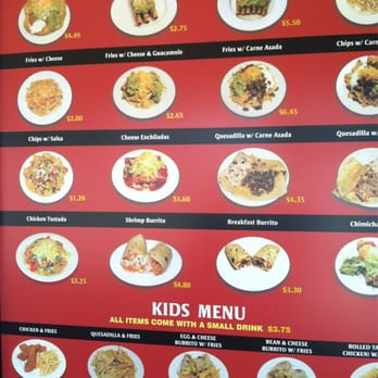 Albertacos - "Favorites" Menu - Mexican Near Me - Orange, California
