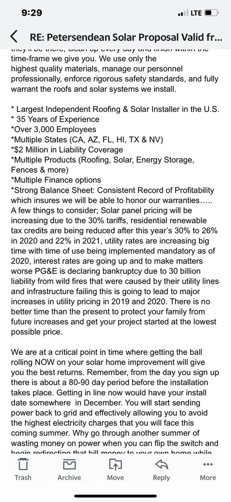 Slide of Solar4America