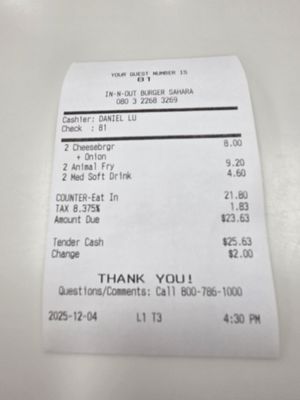 In-N-Out Burger by null