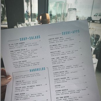 Tower 23 - Menu - San Diego, CA