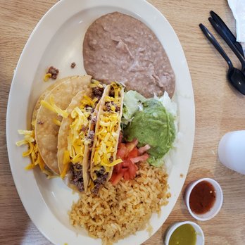 Pepe's Tacos N' Salsa - CrispyTaco Plate Special. - Mexican Near Me - San Antonio, Texas