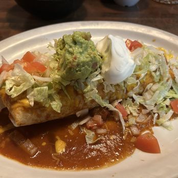 La Chata - Macho burrito (with chicken under all the goodies) - Mexican Near Me - Covington, Washington