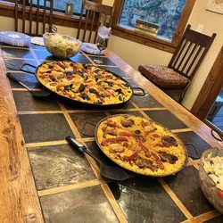 Truckee Food Shop - Truckee Food Shop catered seafood and chicken paella and charcuterie for my daughter's wedding reception at Incline Village.