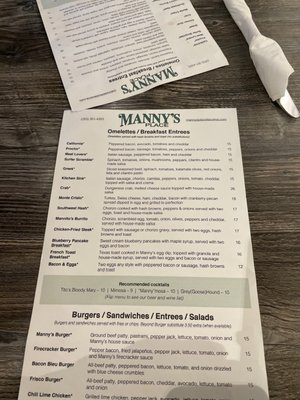 Menu photo 6 Manny's Place Tacoma, WA