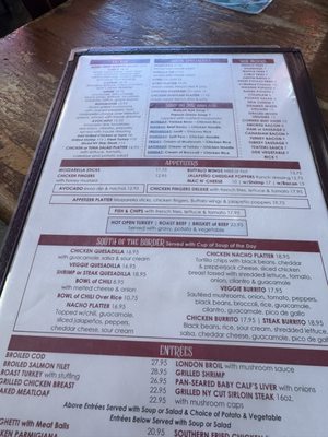 Menu photo 4 Tramway Diner New York, NY