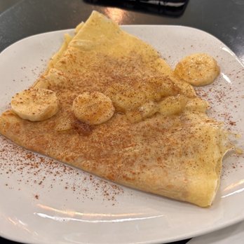 Krave - Graceland crepe with bananas, peanut butter and cinnamon - Coffee & Tea Near Me - Aberdeen, South Dakota