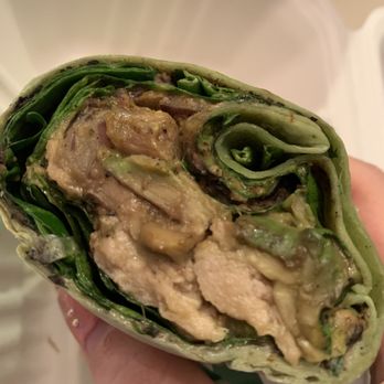Healthy Eats - Caribbean Wrap with Vegan Chicken. So delicious and spicy, but there was a lot less filling than the other wraps I got. - Sandwiches Near Me - Monrovia, California Healthy Eats - Caribbean Wrap with Vegan Chicken. So delicious and spicy, but there was a lot less filling than the other wraps I got. - Sandwiches Near Me - Monrovia, California