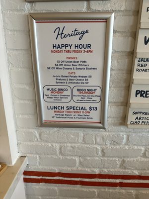 Menu photo 7 Heritage Pizza and Taproom The Colony, TX Menu photo 7 Heritage Pizza and Taproom The Colony, TX