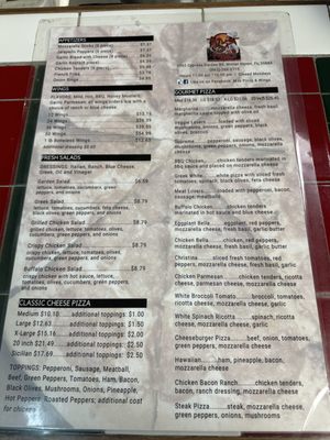 Menu photo 1 Mj's New York Style Pizza Winter Haven, FL Menu photo 1 Mj's New York Style Pizza Winter Haven, FL