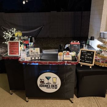 This Drink's On D Mobile Bar - Holiday party setup - Bartenders Near Me - Scottsdale, Arizona This Drink's On D Mobile Bar - Holiday party setup - Bartenders Near Me - Scottsdale, Arizona