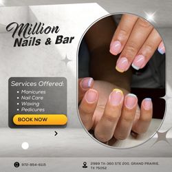 Million Nails & Bar - nail spa, nail spa near me, nail salon, nail salon near me, nail, nails
