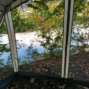 Worthington State Forest - View from our tent - Parks Near Me - Columbia, New Jersey