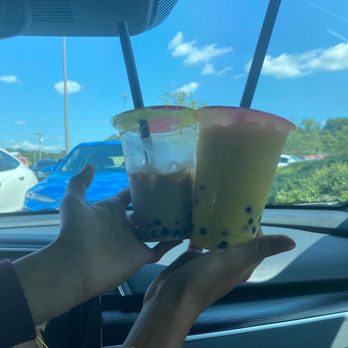 Cloud 9 Tea & Snack Bar - Black iced tea and mango ice blended (slushee) - Bubble Tea Near Me - Snellville, Georgia Cloud 9 Tea & Snack Bar - Black iced tea and mango ice blended (slushee) - Bubble Tea Near Me - Snellville, Georgia