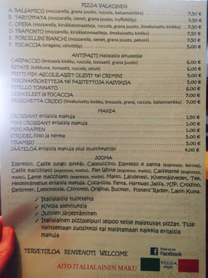 Menu photo 2 Pizza Mix Kauniainen, 18