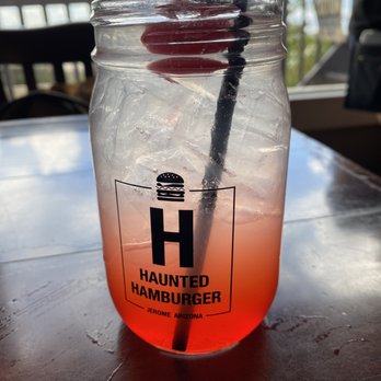 Haunted Hamburger - Tito's Cherry Limeade (alcoholic). Yum! - Burgers Near Me - Jerome, Arizona Haunted Hamburger - Tito's Cherry Limeade (alcoholic). Yum! - Burgers Near Me - Jerome, Arizona