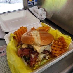 S.S. Bertram Land and Sea - Bacon Cheese Burger!
