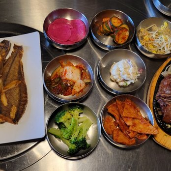 Exit 5 Korean BBQ - Flounder fish, Kalbi LA short rib - Korean Near Me - Renton, Washington