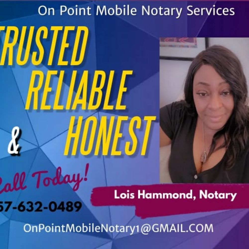 ON POINT MOBILE NOTARY Request a Quote Notaries Norfolk, VA