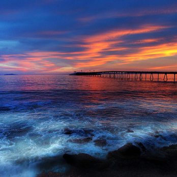 Mussel Shoals - Richfield Pier at Sunset- Mussel Shoals - Beaches Near Me Mussel Shoals - Richfield Pier at Sunset- Mussel Shoals - Beaches Near Me