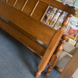 Good Samaritan Super Thrift - Got a bed for my son for 1/2 off day. Paid $17 or so very nice my son loves it. They helped me load it into my car.
