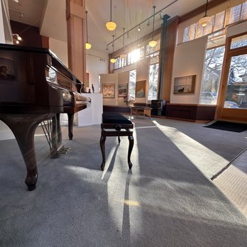 Fountainhead Gallery - The light hitting our baby grand piano just right. Did you know we have concerts at Fountainhead Gallery? - Art Galleries Near Me - Seattle, Washington Fountainhead Gallery - The light hitting our baby grand piano just right. Did you know we have concerts at Fountainhead Gallery? - Art Galleries Near Me - Seattle, Washington