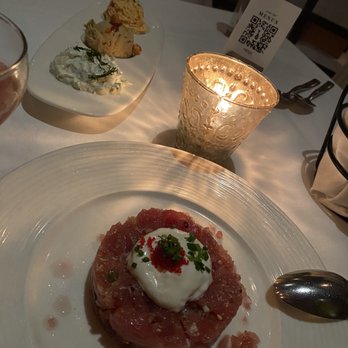 Nerai - Trio Spreads and Tuna Tartare - Greek Near Me - New York, New York Nerai - Trio Spreads and Tuna Tartare - Greek Near Me - New York, New York
