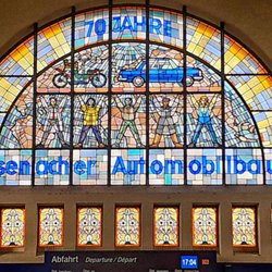 Bahnhof Eisenach - Stadt des Automobils (08/2022)