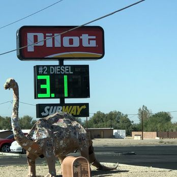 Pilot Travel Center - Sign from Road. - Gas Stations Near Me - Gila Bend, Arizona