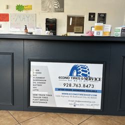 Econo Tire and Service - Phone number if you'd like to call ahead for pricing or directions.
