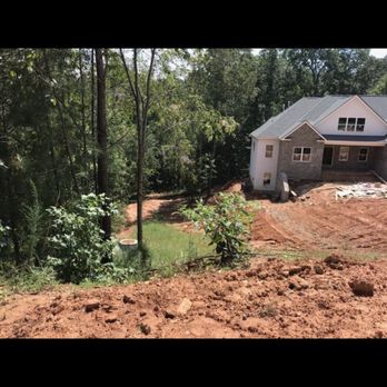 Nature's Color - Front yard before - Snow Removal Near Me - Dawsonville, Georgia