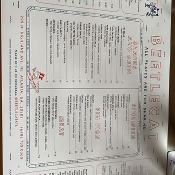 BeetleCat - Beetlecat menu.. - Seafood Near Me - Atlanta, Georgia BeetleCat - Beetlecat menu.. - Seafood Near Me - Atlanta, Georgia