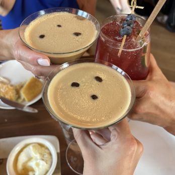 Ambrosia - Espresso martinis and indigo drink - Steakhouses Near Me - Watersound, Florida