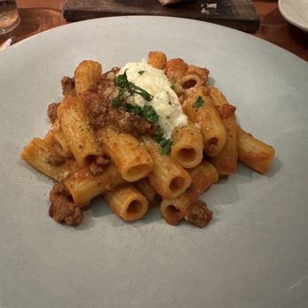 Rigo - Rigatoni Bolognese - Spanish Near Me - Honolulu, Hawaii Rigo - Rigatoni Bolognese - Spanish Near Me - Honolulu, Hawaii