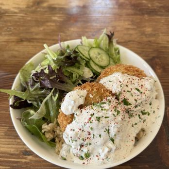 Plenty - Special Salmon Croquettes - Coffee & Tea Near Me - Oakland, California