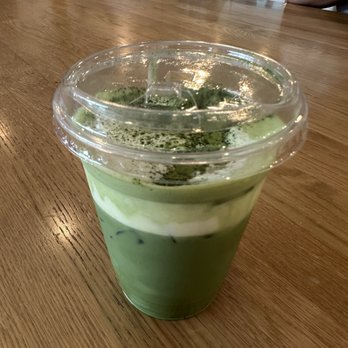 Little Ox Coffee - Matcha latte with salted cream top - Coffee & Tea Near Me - Fullerton, California Little Ox Coffee - Matcha latte with salted cream top - Coffee & Tea Near Me - Fullerton, California