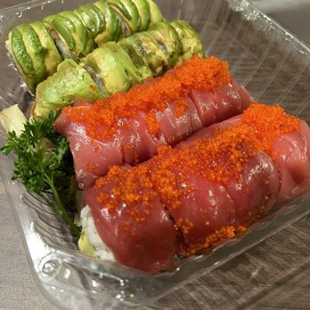 Sen Dai Sushi - Caterpillar Roll Cherry Blossom Roll - Japanese Near Me - Milpitas, California Sen Dai Sushi - Caterpillar Roll Cherry Blossom Roll - Japanese Near Me - Milpitas, California