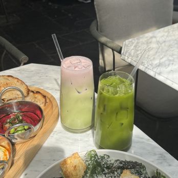 Mood - Dragon Berry Mint Matcha, Orange Matcha - Breakfast & Brunch Near Me - Los Angeles, California Mood - Dragon Berry Mint Matcha, Orange Matcha - Breakfast & Brunch Near Me - Los Angeles, California