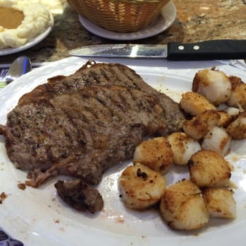 Springfield Diner - Huge Ribeye w scallops - Diners Near Me - Springfield, Pennsylvania
