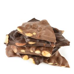 Al Richards Chocolates - Almond Bark! Available in Milk and Dark Chocolate.
