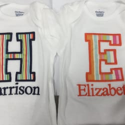 Spring Monogramming & Gifts - Custom onesies $18