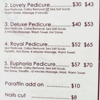 Euphoria Nails & Spa - The Lovely Pedicure Treatment w/Dalena was indeed lovely! Looking forward to trying out the other pedicure treatments next time! Dec 2021. - Nail Salons Near Me - Monrovia, California Euphoria Nails & Spa - The Lovely Pedicure Treatment w/Dalena was indeed lovely! Looking forward to trying out the other pedicure treatments next time! Dec 2021. - Nail Salons Near Me - Monrovia, California