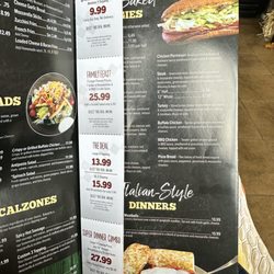Pasquale's Pizzeria - Menu
