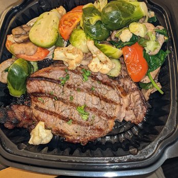 West Saloon & Kitchen - Portion is good. But sprout is plain, steak is thin, not crusted nor tasty. Mediocre - American Near Me - Denver, Colorado West Saloon & Kitchen - Portion is good. But sprout is plain, steak is thin, not crusted nor tasty. Mediocre - American Near Me - Denver, Colorado